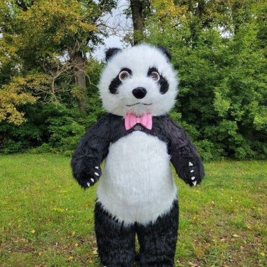 Танцующий мишка панда ростовая кукла