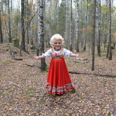 Ростовая кукла надежда кадышева на корпоративе